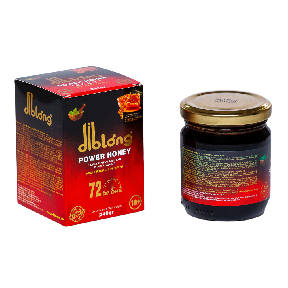 Miere Afrodisiac Premium Concentrat Potenta Erectie Anti Ejaculare Precoce Unisex Diblong Power Honey Pentru Cresterea Libidoului 100% Natural 240 g [3]