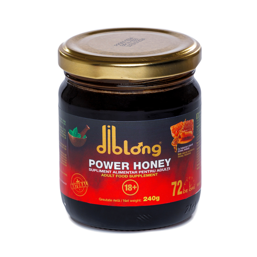 Miere Afrodisiac Premium Concentrat Potenta Erectie Anti Ejaculare Precoce Unisex Diblong Power Honey Pentru Cresterea Libidoului 100% Natural 240 g [2]