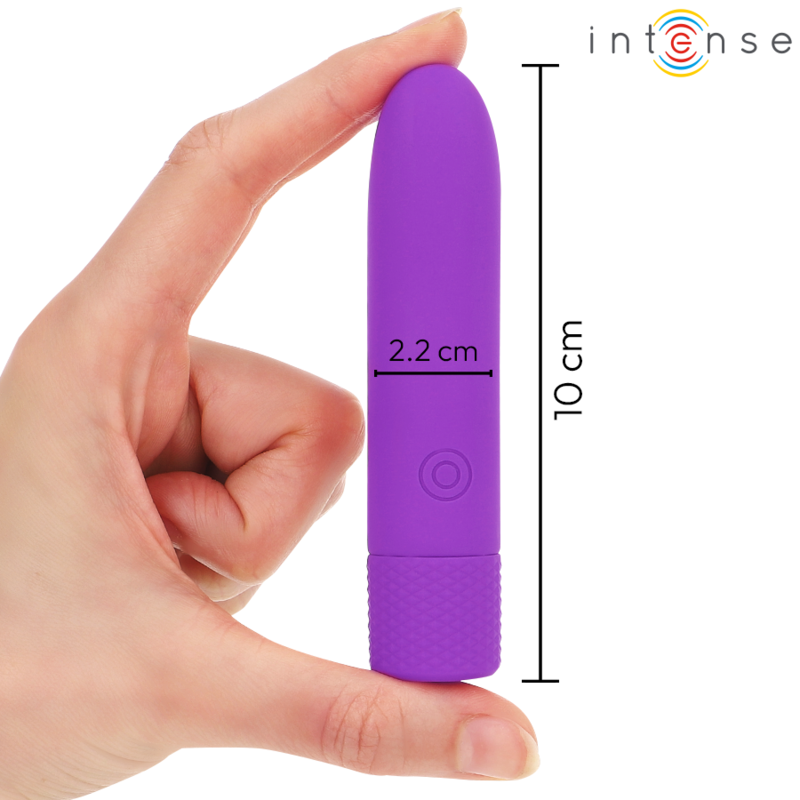Mini Vibrator Intense Symone usb rechargeable vibrating bullet 8 vibrations 10 x 2.2 cm [3]