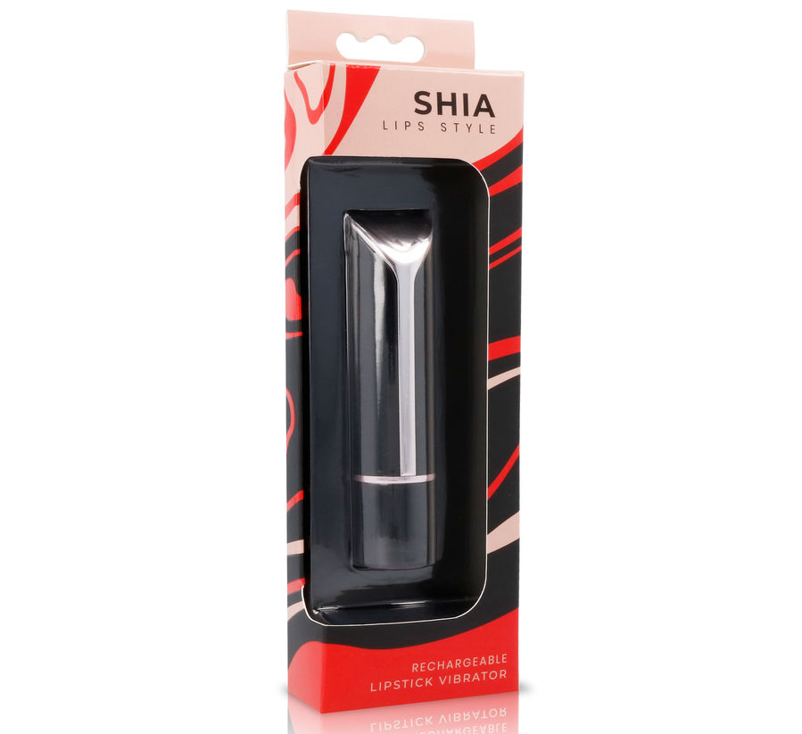 Mini Vibrator Ruj Lips Style Cleo white pink [3]