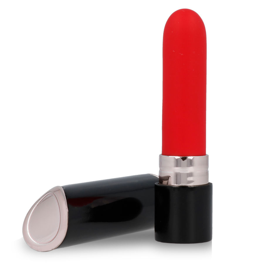 Mini Vibrator Ruj Lips Style Cleo white pink [1]