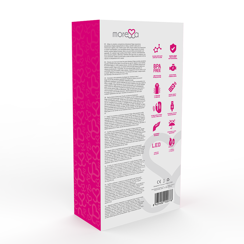 Vibrator Moressa Edgar premium silicone remote control [3]