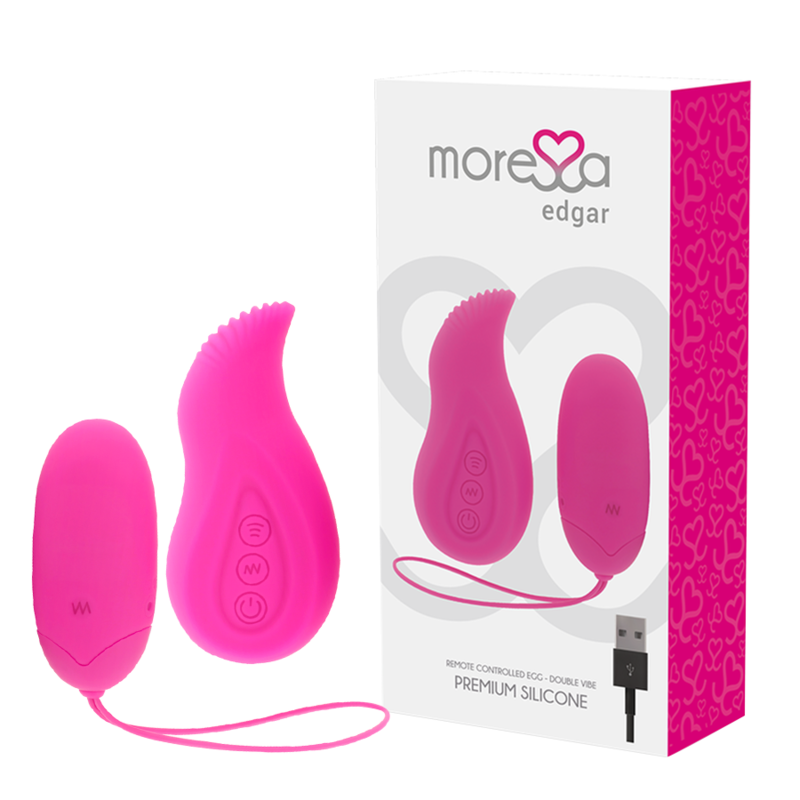 Vibrator Moressa Edgar premium silicone remote control [4]