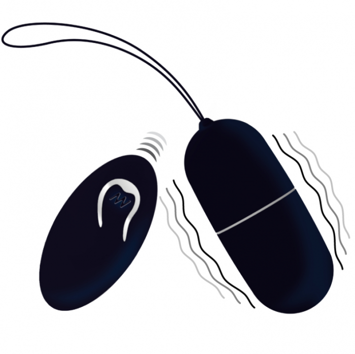 Ou Vibrator Intense Flippy I Vibrating Egg With Remote Control Black [1]