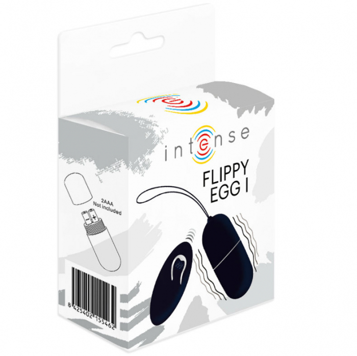 Ou Vibrator Intense Flippy I Vibrating Egg With Remote Control Black [3]