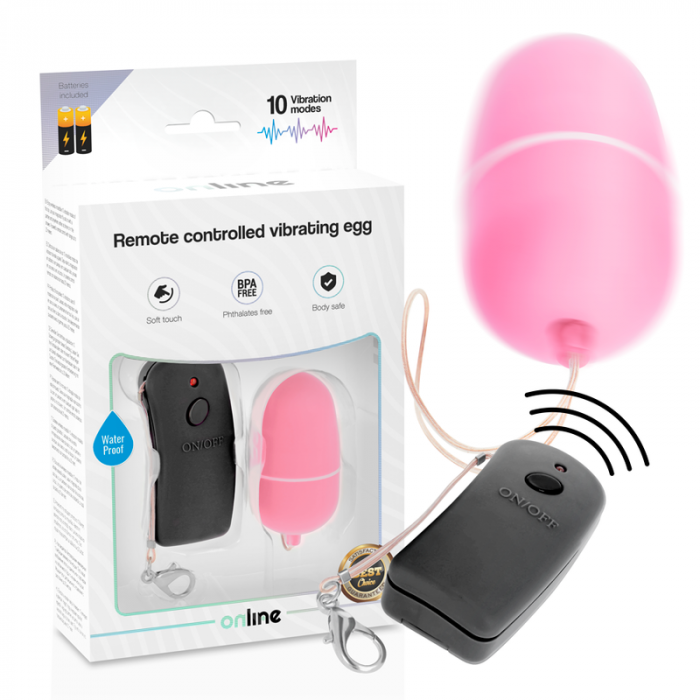 Ou Vibrator Online Remote Controlled Vibrating Egg Pink [3]