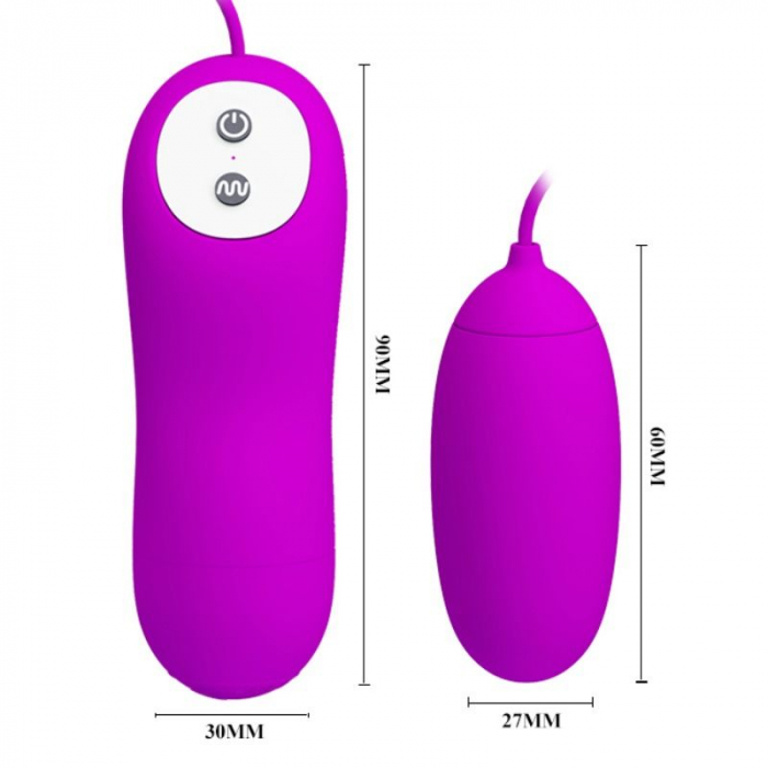 Ou Vibrator Dublu Pretty Love Eunice Vibrating Egg [2]