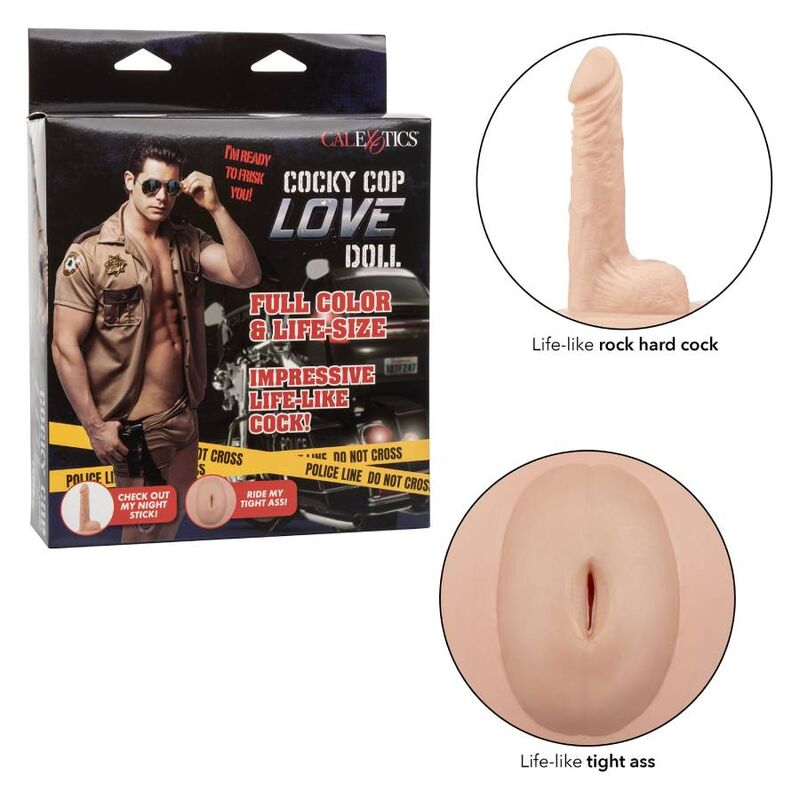 Papusa Gonflabila California Exotics Cocky Cop Love Doll [1]
