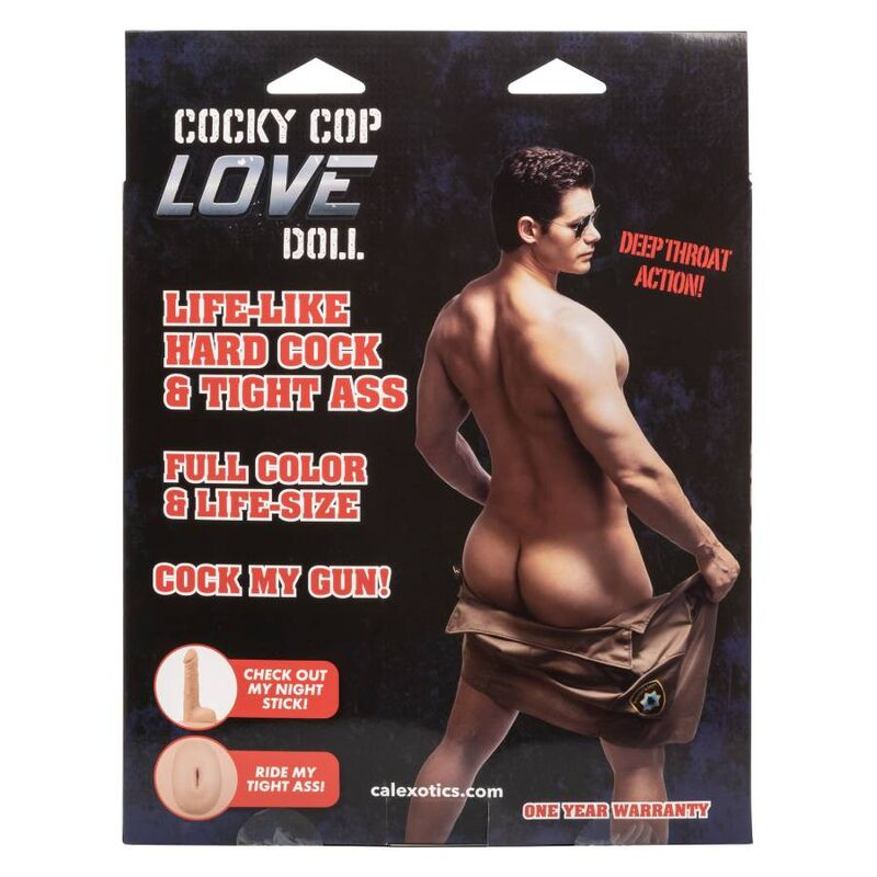 Papusa Gonflabila California Exotics Cocky Cop Love Doll [3]