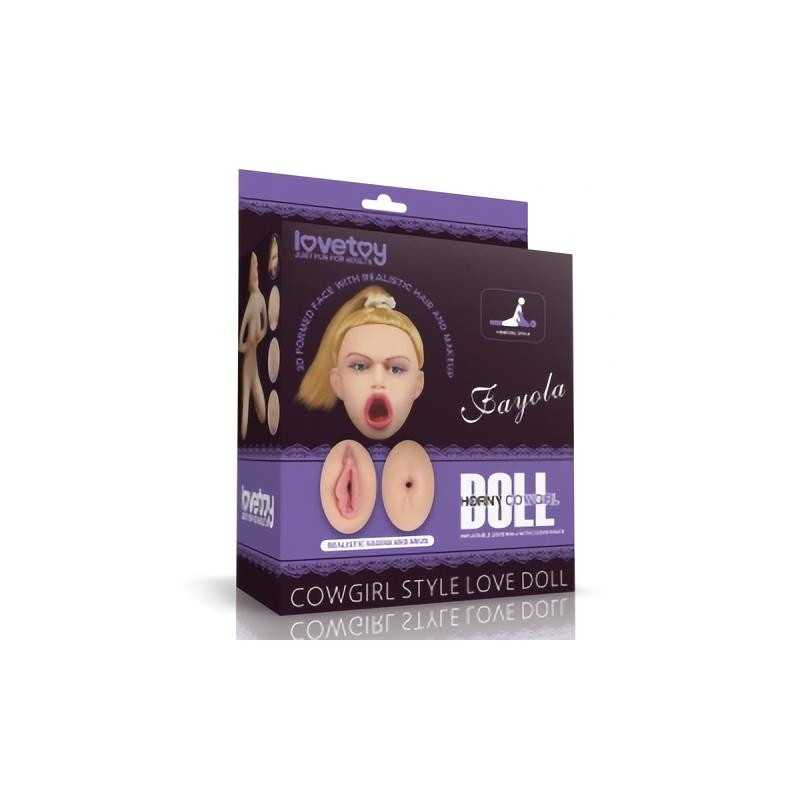 Papusa Gonflabila Sexdoll Lovetoy Cowgirl Style Love Doll [2]