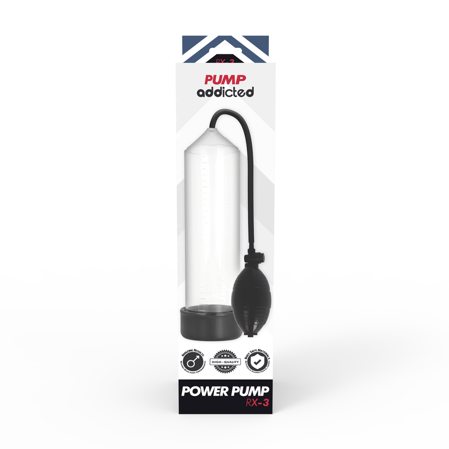 Pompa penis Pump Addicted Rx3 Transparent [4]