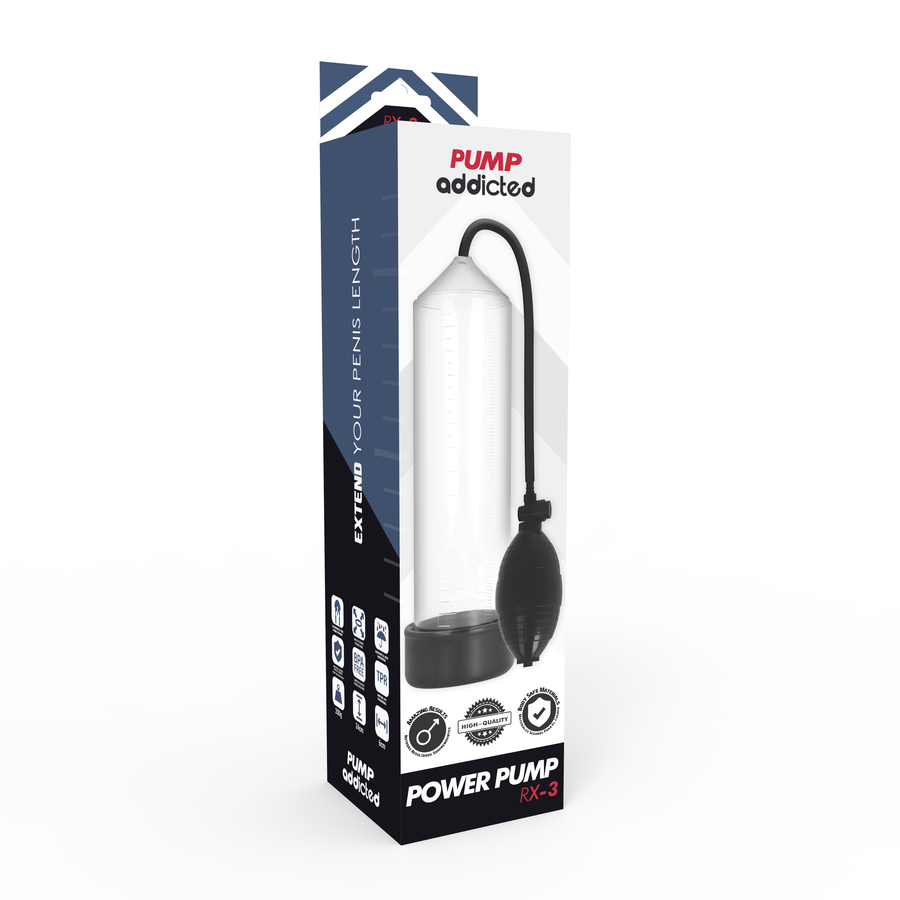 Pompa penis Pump Addicted Rx3 Transparent [5]