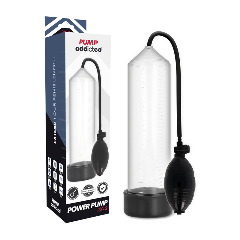 Pompa penis Pump Addicted Rx3 Transparent [6]