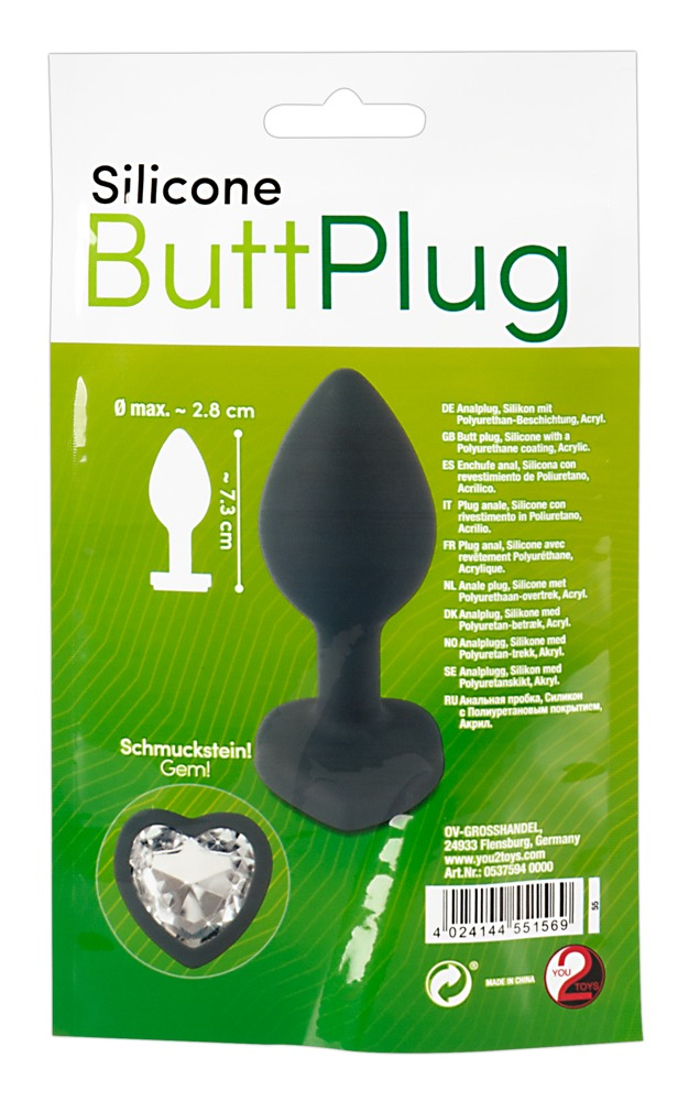 Plug Anal Cristal YOU2TOYS Silicone Butt Plug [7]