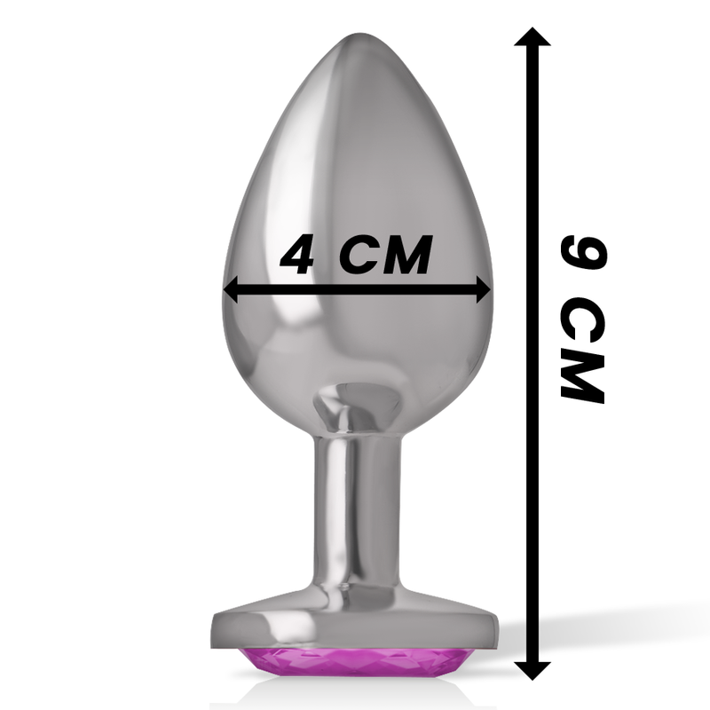 Plug Anal Intense Aluminum metal anal plug heart size L [3]