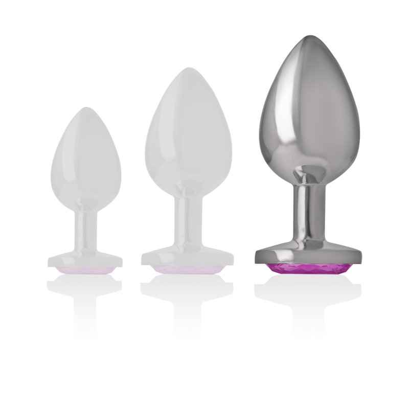 Plug Anal Intense Aluminum metal anal plug heart size L [4]