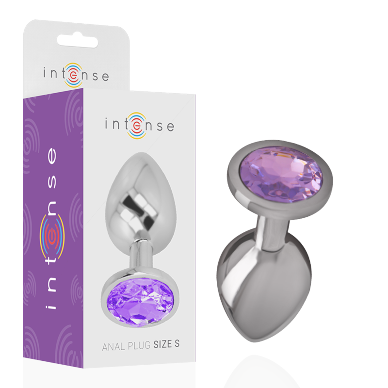 Plug Anal Intense Aluminum metal anal plug with crystal size L [3]