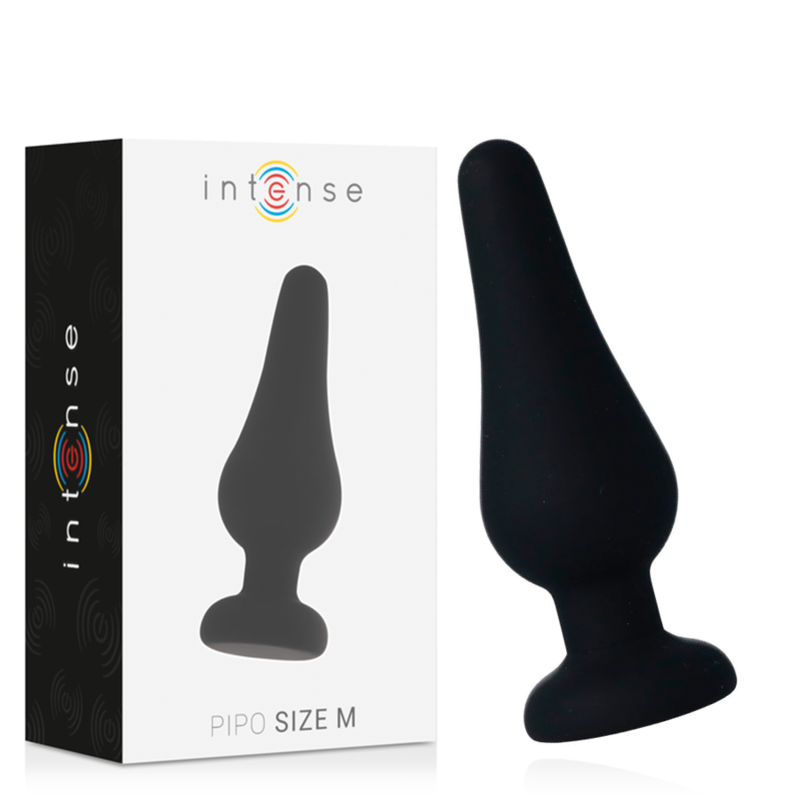 Plug Anal Intense Anal plug pipo m black silicone 11 cm [4]
