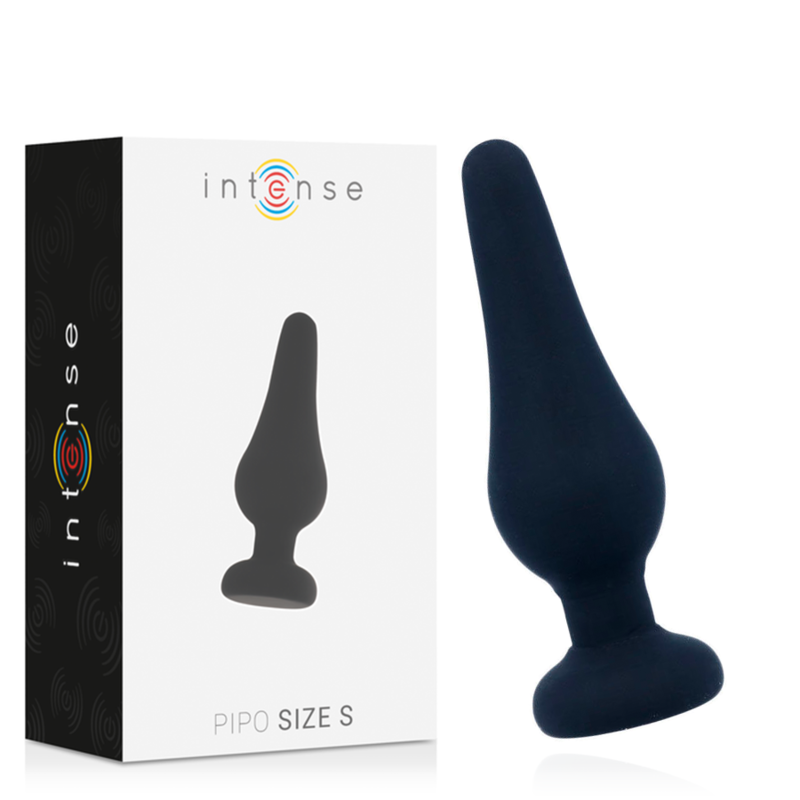 Plug Anal Intense Anal plug pipo S black silicone 9.8 cm [4]