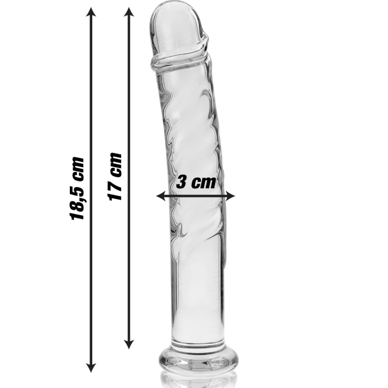 Plug Anal NEBULA SERIES BY IBIZA model 16 dildo borosilicate glass 18.5 cm [2]