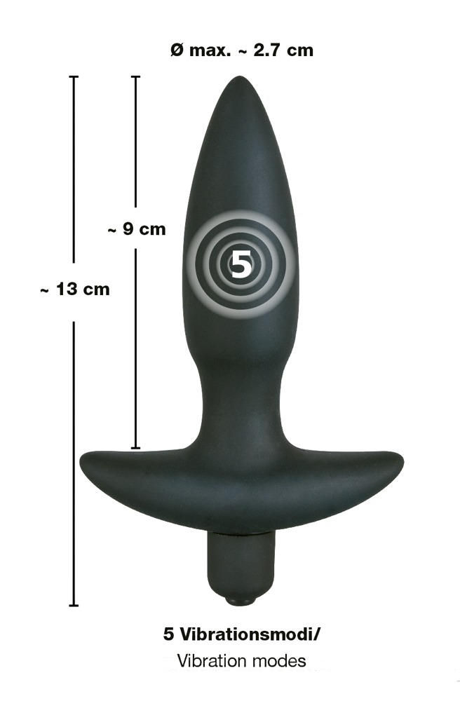 Plug Anal Vibrator Black Velvets Vibrating plug small [4]