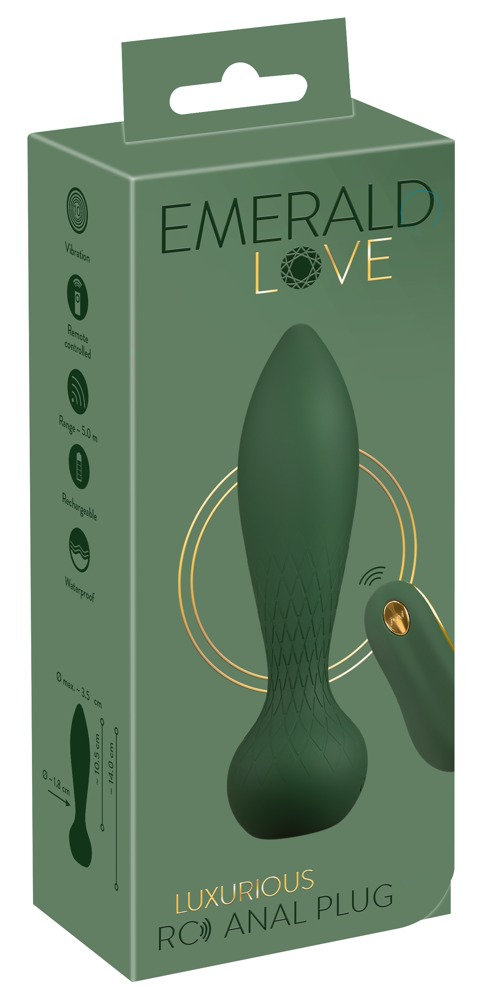 Plug Anal Vibrator Emerald Love Luxurious RC Anal Plug [11]