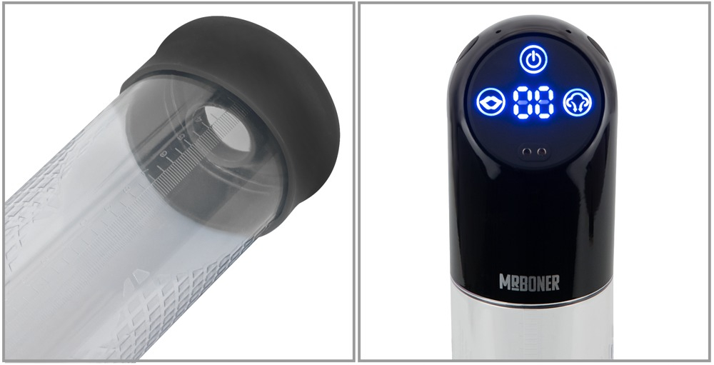 Pompa Marire Penis 2in1 Apa/Vid Mr Boner Waterproof Automatic Pump [10]