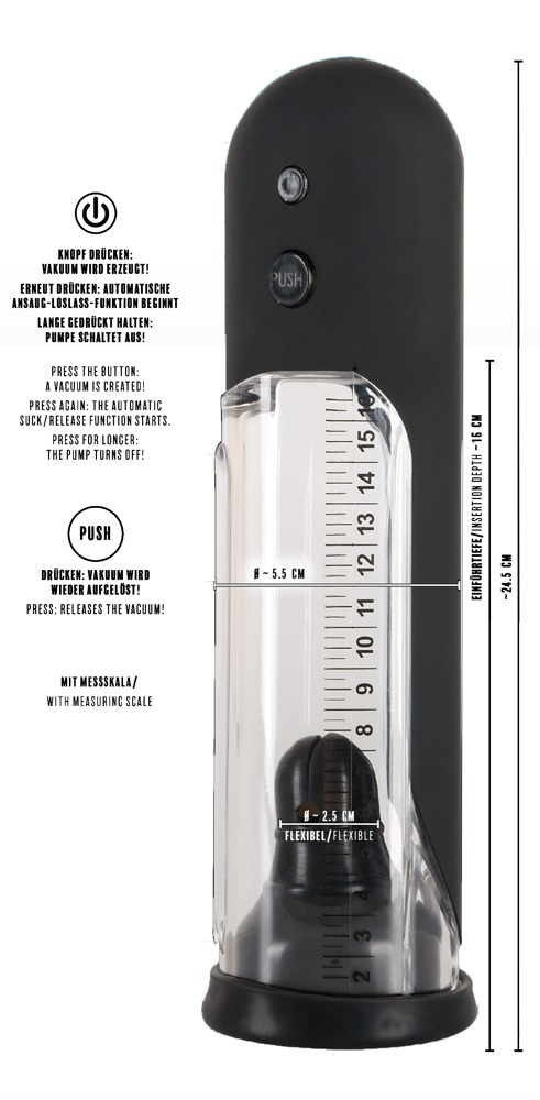 Pompa Marire Penis Vacuum Rebel Automtic Penis Pump [6]