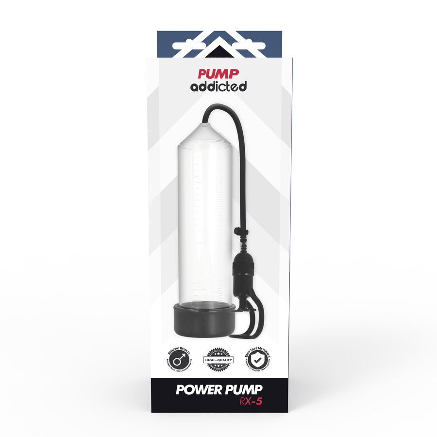 Pompa penis Pump Addicted Rx5 Transparent [5]