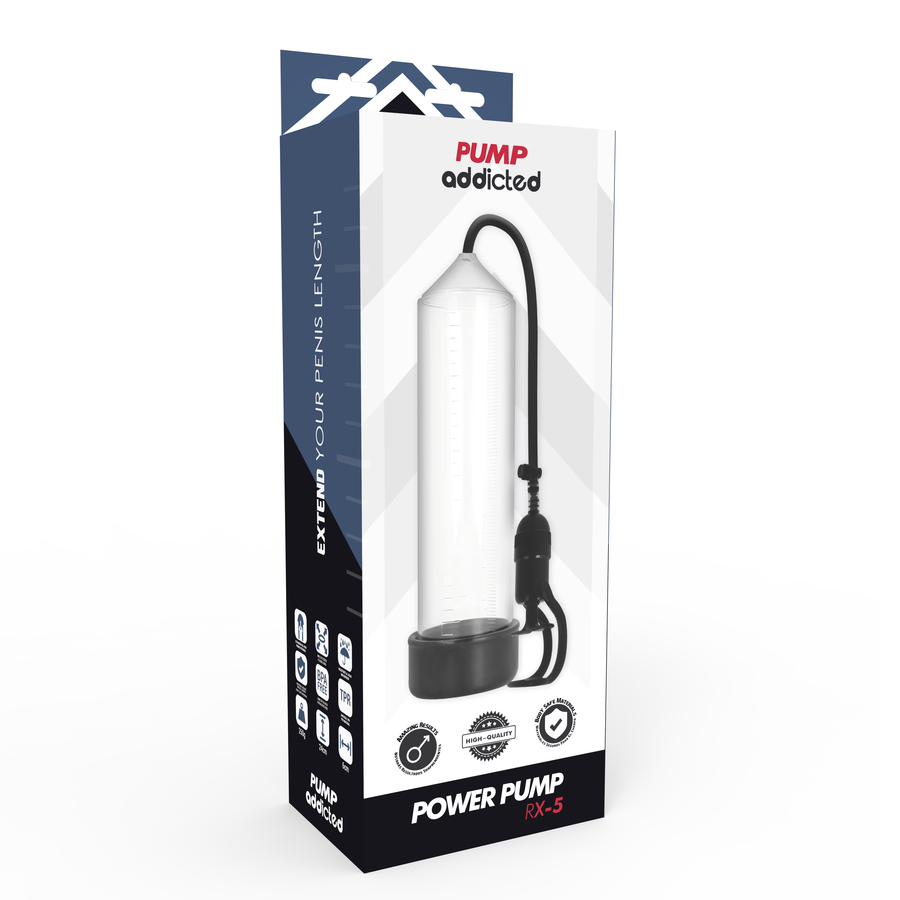 Pompa penis Pump Addicted Rx5 Transparent [6]