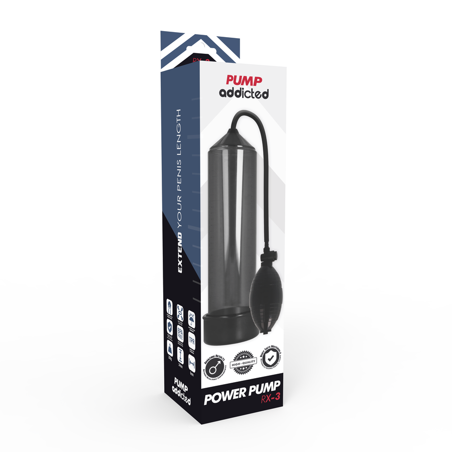 Pompa penis Pump Addicted Rx3 Black [6]