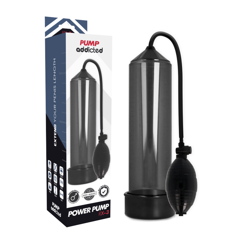 Pompa penis Pump Addicted Rx3 Black [4]