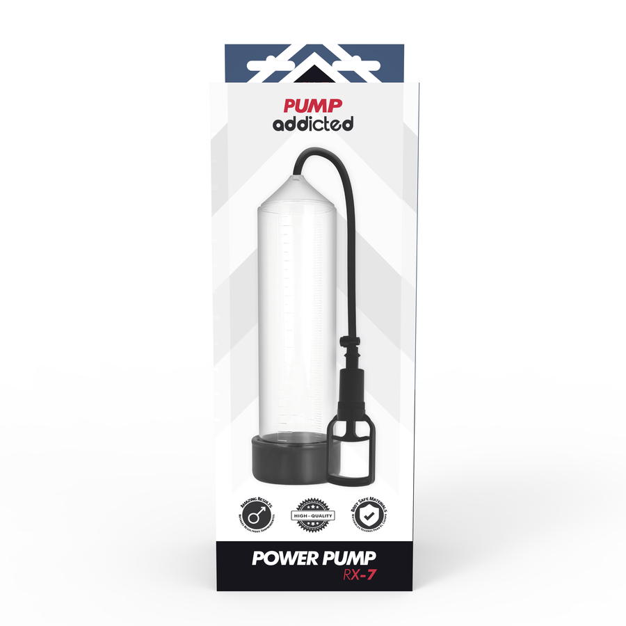 Pompa penis Pump Addicted Rx7 Transparent [5]