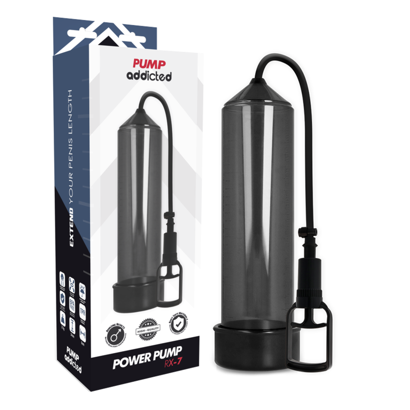 Pompa penis Pump Addicted Rx7 Black [4]
