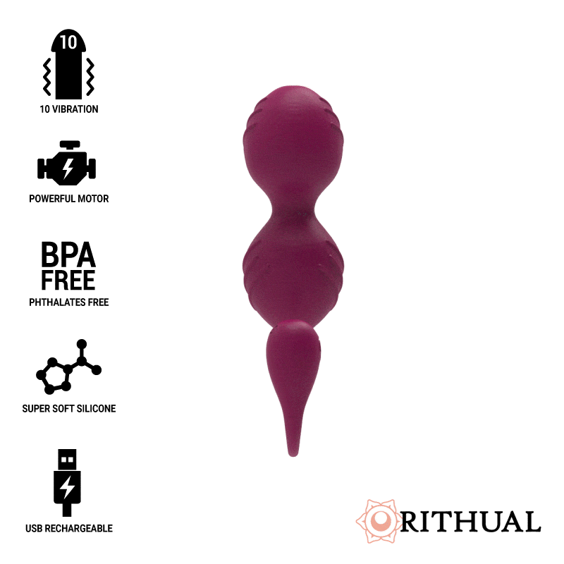 Bile Kegel Vibrator Rithual Nisha Rechargeable Kegel Balls Orquidea [2]