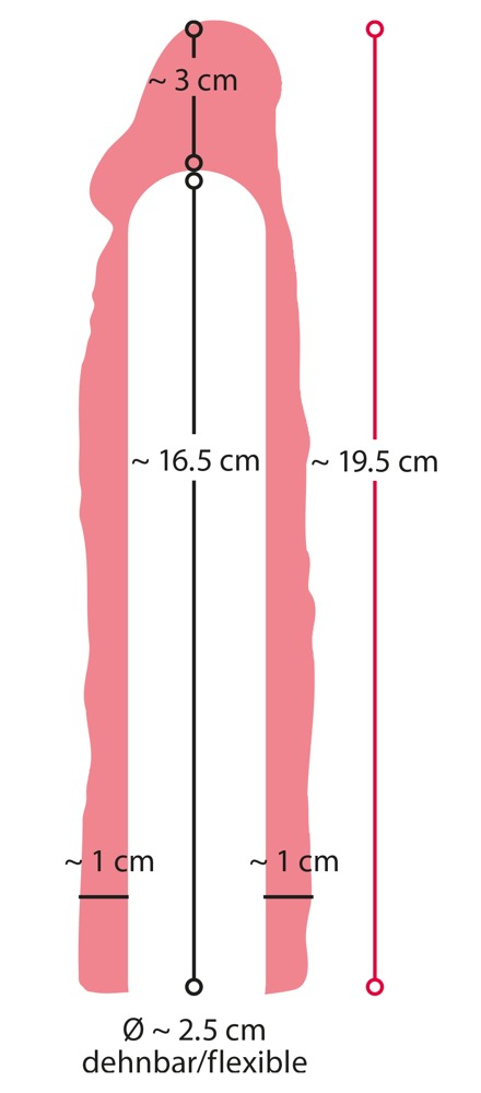 Prelungior Penis Nature Skin Extension Sleeve +3cm [3]