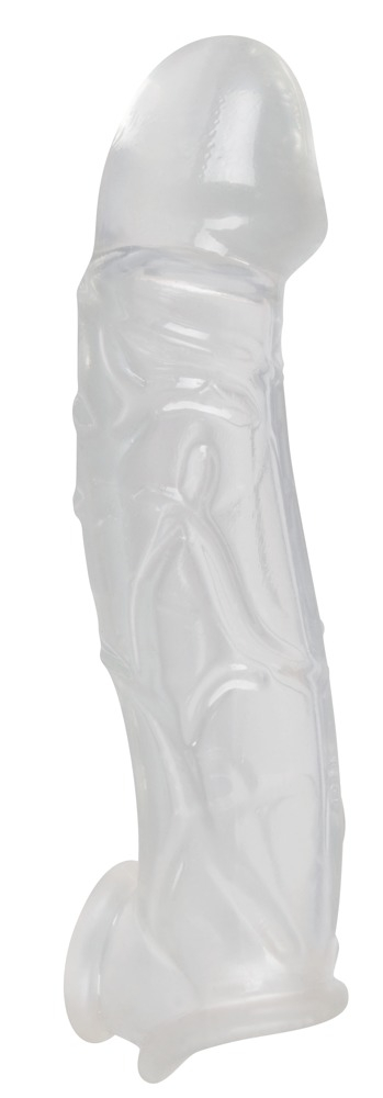 Prelungitor Penis Crystal Penis Sleeve with extension and ball ring [2]