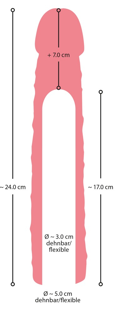 Prelungitor Penis Nature Skin Extension Sleeve [4]