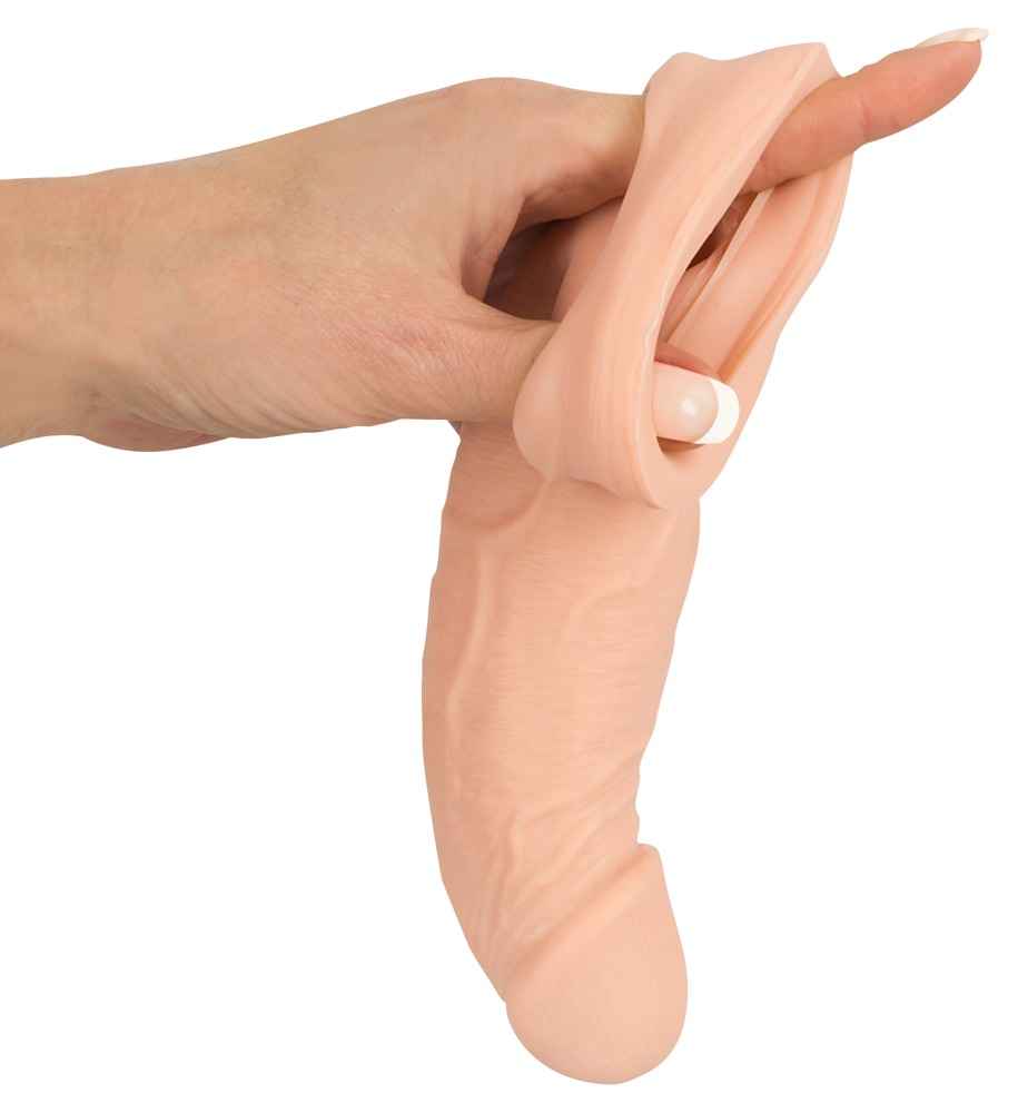 Prelungitor Penis Nature Skin Penis Sleeve with Extension [8]