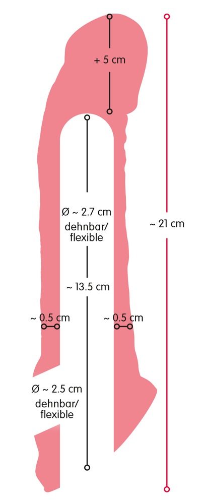 Prelungitor Penis Nature Skin Penis Sleeve with Extension [3]