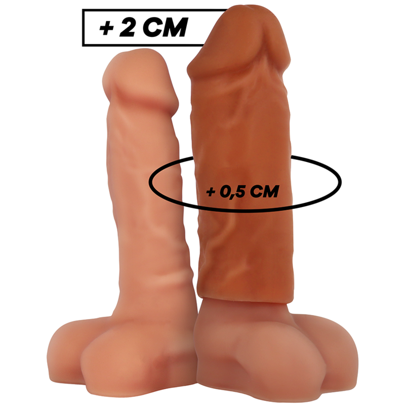 Prelungitor Penis Virilxl Liquid Silicone V3 Brown Penis Extension [1]