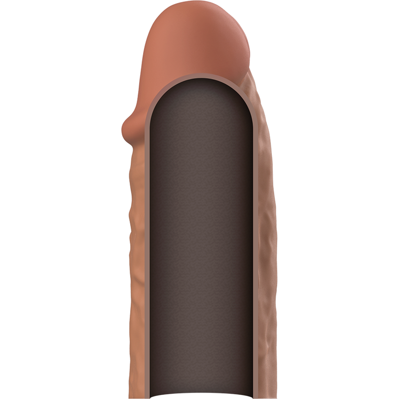 Prelungitor Penis Virilxl Liquid Silicone V3 Brown Penis Extension [2]
