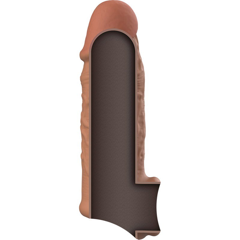 Prelungitor Penis Virilxl Liquid Silicone V7 Brown Penis Extension [2]