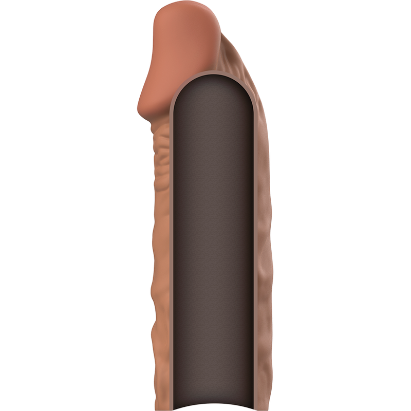 Prelungitor Penis Virilxl Liquid Silicone V5 Brown Penis Extension [2]