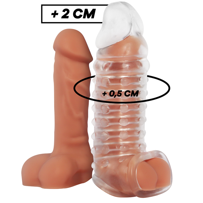 Prelungitor Penis Virilxl Liquid Silicone V11 Transparent Penis Extension [1]