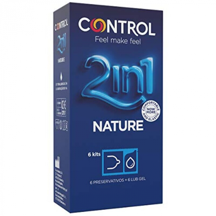 Prezervative Control Feel Duo Natura 6 buc [1]