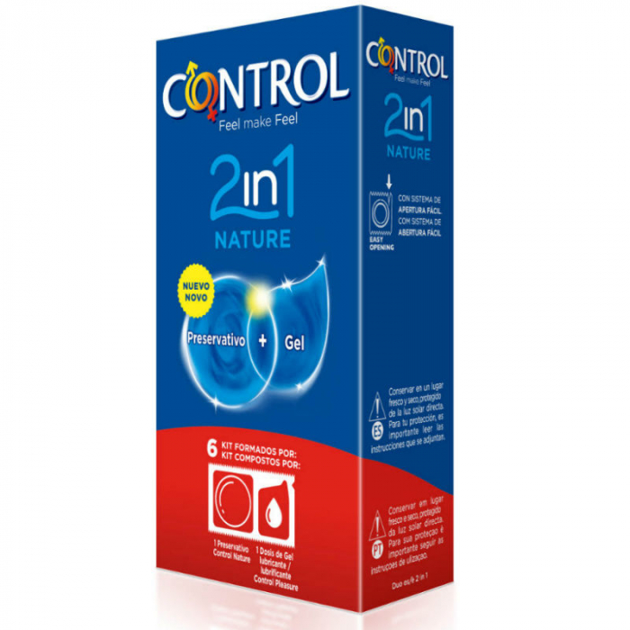 Prezervative Control Feel Duo Natura 6 buc [2]