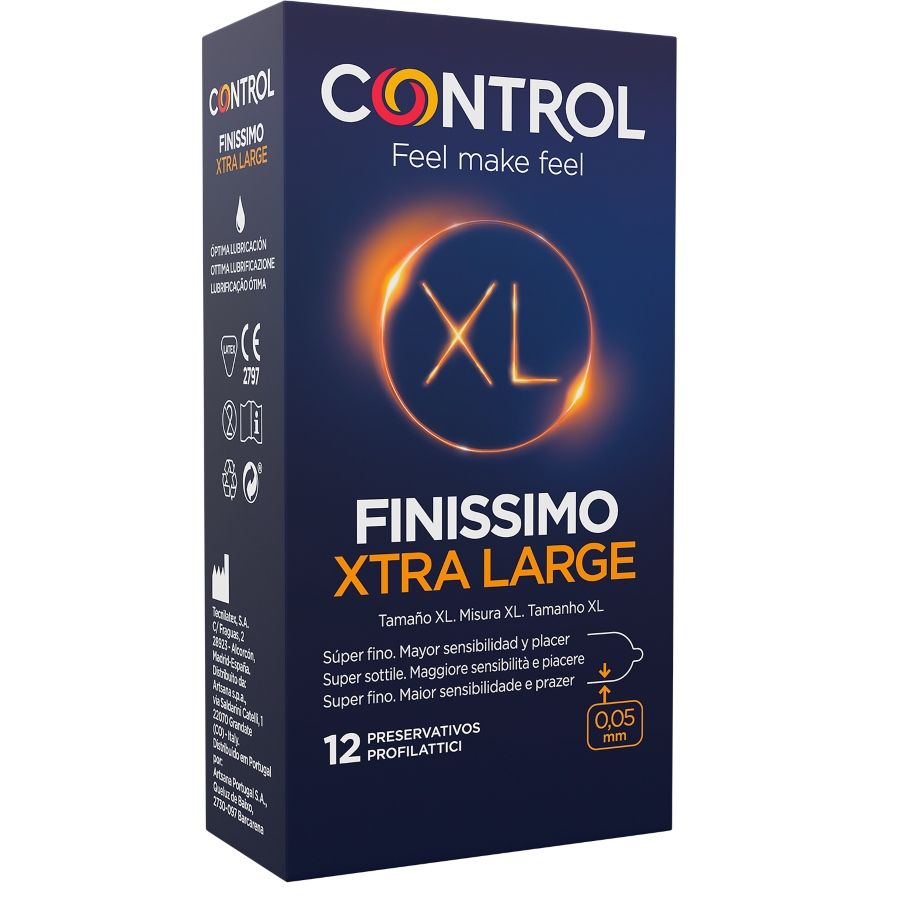 Prezervative CONTROL - FINISSIMO XL CONDOMS 12 buc [1]
