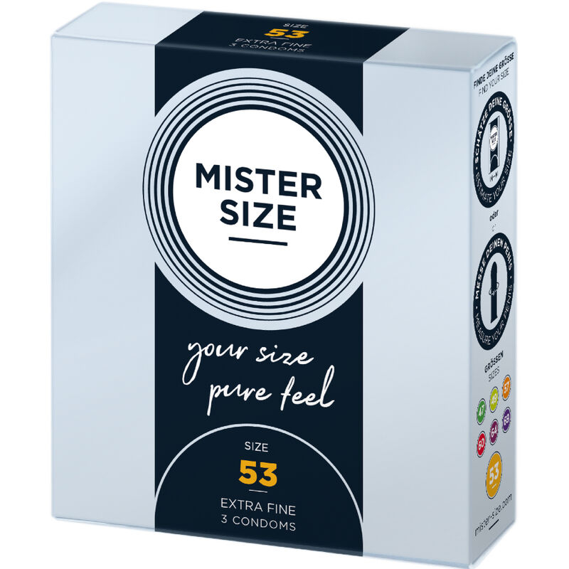 Prezervative MISTER SIZE - CONDOM SIZE M 53 MM 3 buc [1]