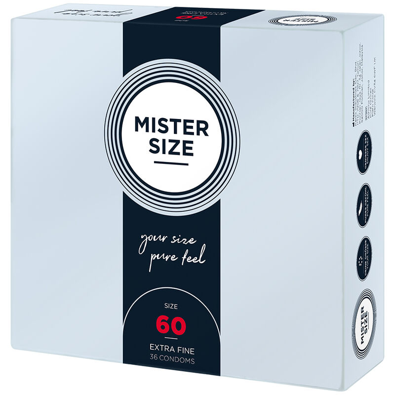 Prezervative MISTER SIZE - CONDOM SIZE XL 60 MM 36 buc [2]